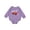 Lavender, variant on Born to Race Red Race Car Baby Fleece Bodysuit