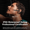 thumbnail image 4 of Bluetooth Headsets, Wireless Bluetooth Earpiece with 500mAh Charging Case 250 Hours Talking Time Built-in Microphone for iOS Android Cell Phone, V5.3 Hand-Free Headphones for Trucker, Office, 4 of 11