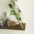 thumbnail image 4 of HUUXIW LED Light Wall Decor Stylish Hanging Shelf With Ivy Leaves Macrame Shelf For Bedroom Living Room, 4 of 6