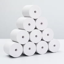 HEMOTON White Thermal Paper Rolls for Printing and Credit Card Machines 57mm x 200ft