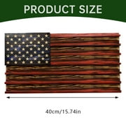 American Flag Challenge Display, Handmade Memorial Stand, Tabletop Coin Collection Rack, Multi-Layer