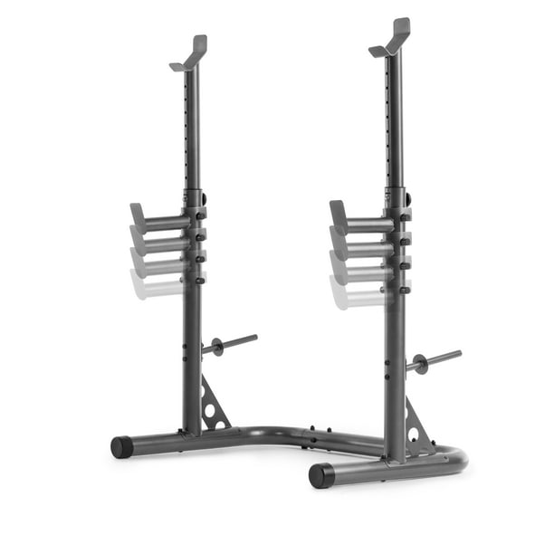 Gold's gym xrs 20 bench rack with 100 lbs weight set sale