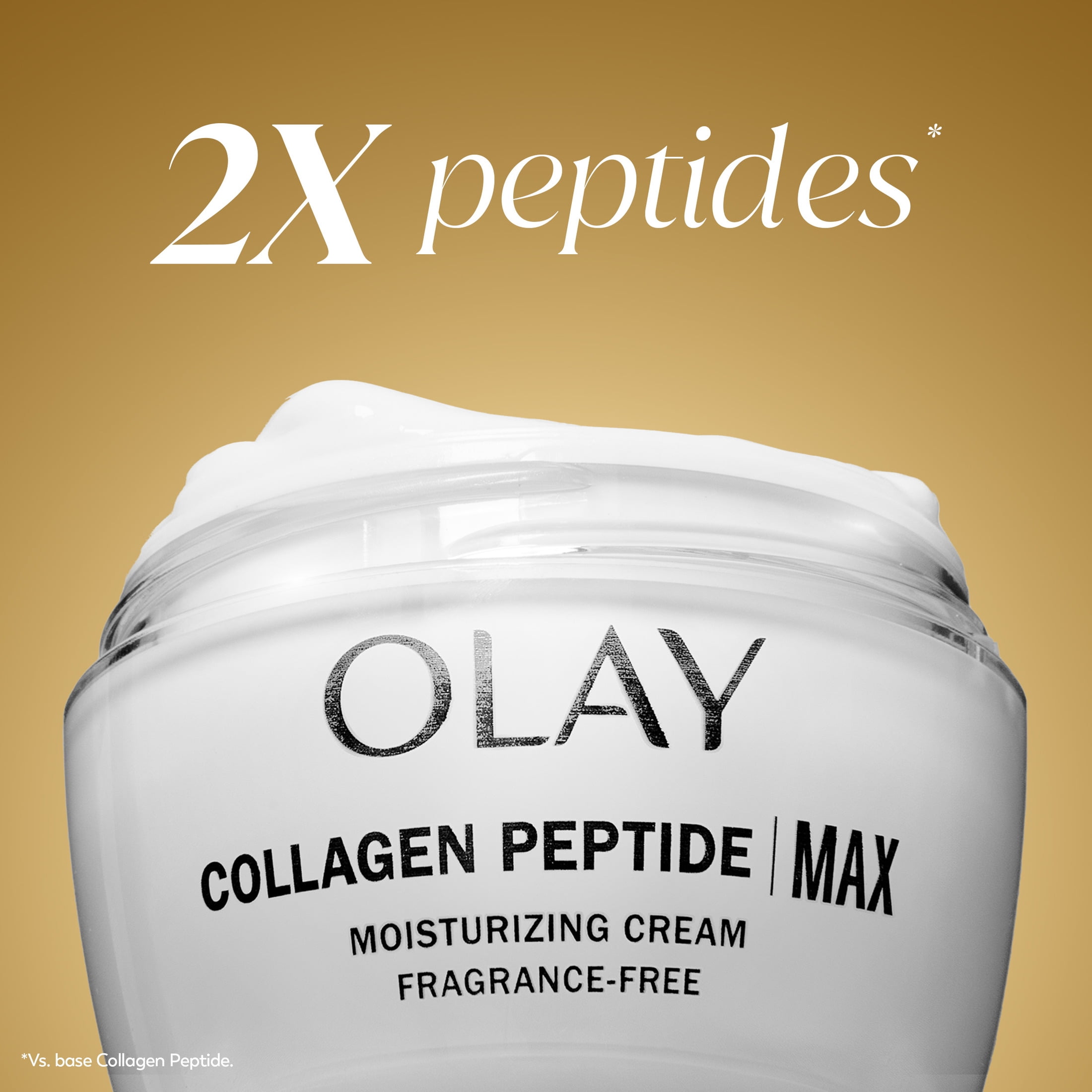 Olay Collagen Peptide Max Moisturizing Cream, Fragrance-Free, 1.7 fl oz