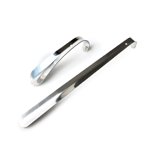 Juego de 2 bocinas de zapatos de acero inoxidable de 42 cm y 15 cm de largo Sincero Hogar