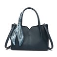 thumbnail image 1 of Transporte Fashion Crossbody Bagty Bolsas Cuero Vegano Mujeres Bolso Hombro Vaca Gran Capacidad Color Sólido Al Aire Libre, 1 of 7