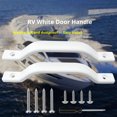 thumbnail image 2 of ziyahi ABS Rv Door Handle With Screwdriver And 8 Screws For Camper And Cargo Trailer Rv Handle Grab Bar By Door Boat Grab Bar, 2 of 6