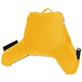 thumbnail image 4 of Nestl Reading Pillow, Medium Bed Rest Pillow with Arms for Kids Teens & Adults – Premium Shredded Memory Foam TV Pillow - Yellow, 4 of 9