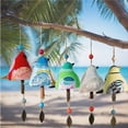 thumbnail image 2 of 2 Piezas Campana Canto Pájaro Campana Canto Pájaro Campana Viento Campana Canto Pájaro Decoración Jardín Carillón Viento Rústico Colgante Piezas Carillón Viento,A, 2 of 5