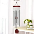 thumbnail image 6 of 2 Pack PgzsyMemorial Wind Chimes Outdoor Large Deep Tone, Elegant Sympathy Wind-Chime Personalized with 6 Tuned Tubes, 6 of 8