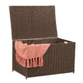 thumbnail image 5 of HOUSEHOLD ESSENTIALS Decorative Wicker Paper Rope Storage Chest, 5 of 5