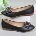 thumbnail image 4 of Women’s Pointed Flat Sloping Heel Love Arched Sole Work Shoes Soft Versatile Slip On Fashion Shallow Comfort Walking Indoor Outdoor Multiple Sizes, 4 of 4