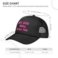 thumbnail image 3 of My Dad Will Kill You Hat Funny Mesh Trucker Cap, 3 of 5