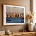 thumbnail image 5 of Golden Sunset Skyline - San Diego California Photography Cityscape Harbor Skyline Sunset Boat Architecture Unframed Wall Art Print 32 x 48 inches, 5 of 7