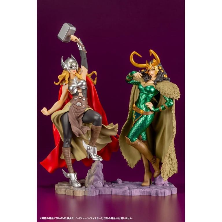 Marvel Universe Thor Jane Foster Bishoujo Statue, Not Mint 