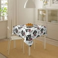 thumbnail image 4 of Wukai Pirate Puppy Waterproof Tablecloth for Kitchen Dining, Fits Square Tables for 2-4 Seats -54"x54", 4 of 7