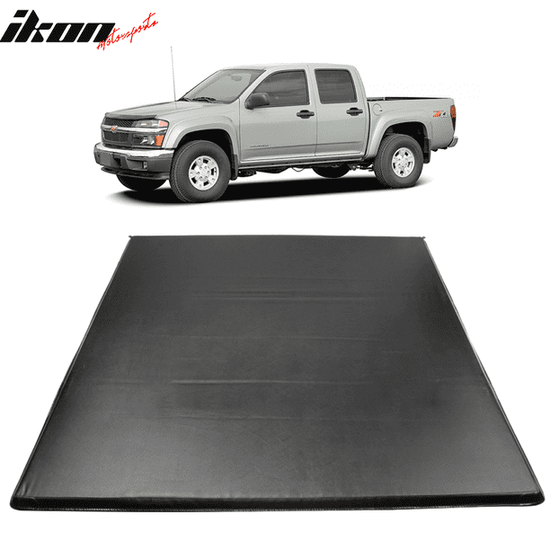 Compatible With 04 11 Chevy Colorado Gmc Canyon 5 3 Ft Truck Bed Tri Fold Tonneau Cover Walmart Com Walmart Com