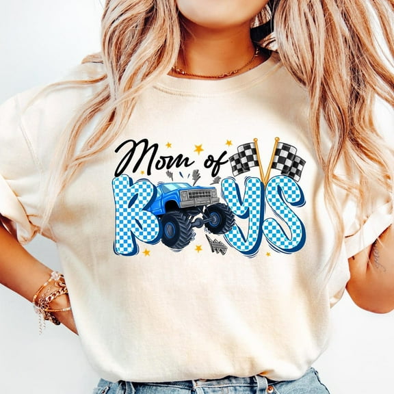 Kiraa Tee With Life Is Better With My Boys Shirt, Mom Of Boys Tshirts, Mama Boy Shirt, Mommy Boy Tees Mother Sons Gift, Shirts For Mom, Mother'S Day Gift Birthday Gifts; For Men & Women