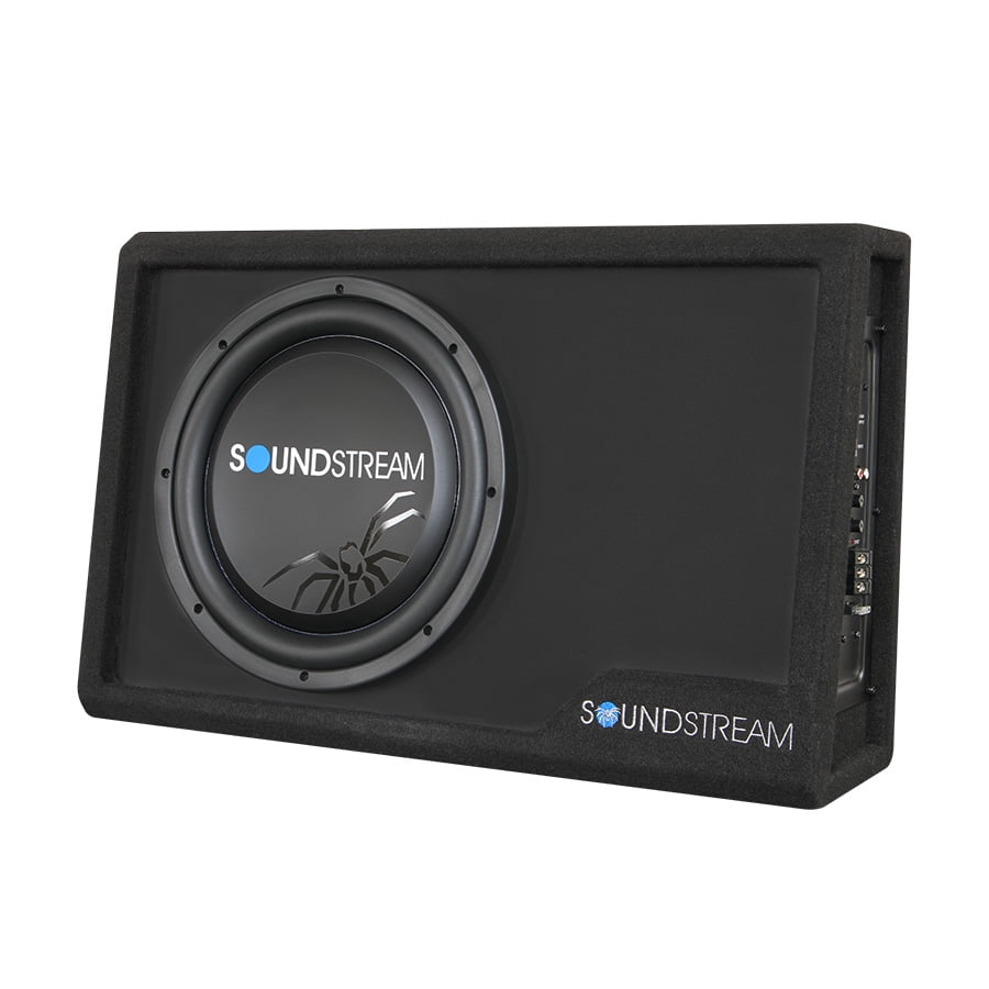 Soundstream PSB10A 300w Class D Amplified Wedge Enclosure Box W/ 10