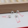 thumbnail image 3 of 1PCS Solid 925 Sterling Silver Beads Rubber Inside Plug Telescopic DIY Jewelry Accessories Making Components Finding, 3 of 6