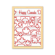 thumbnail image 1 of Feliz dia de Canada 4 de julio Maple Leaf Cuadro de madera decorativa marco de casa A4, 1 of 3