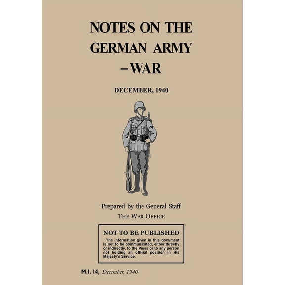 Notes on the German Army-War: December 1940 (Paperback)