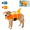 Orange, variant on Shark Dog Life Jacket with Chin Float and Sturdy Handle for Puppies and Adults,High Buoyancy Dog Floating Swim Vest(Blue,X-S)