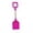 Pink, variant on Hevirgo Kids' Snow Shovel with Bright Colors Snow Shovel Toy for Kids Kids Winter Outdoor Snow Shovel Toy with Long Handle Colored Beach Sand Shovel for Boys