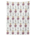 thumbnail image 3 of Ambesonne Hamsa Tablecloth Rectangular Table Cover, All Seeing Eye Ethnic Print, 52"x70", Peach Pink Blue, 3 of 4