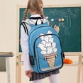 thumbnail image 7 of FORMRS Unisex School Backpack 17" Student Travel Bag with Laptop Compartment, Ice Cream Cat, 7 of 7