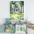 thumbnail image 3 of Designart 'Old Haunted House In The Pine Forest' Lake House Framed Art Print, 3 of 4