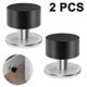 thumbnail image 1 of 2pcs Self-adhesive Door Stoppers Robust Stainless Steel Rubber Stoppers -z, 1 of 5
