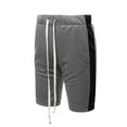 thumbnail image 1 of FashionOutfit Men's Casual Side Panel Drawstring Side Pockets Short Length Track Pants, 1 of 1