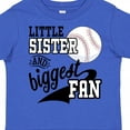 thumbnail image 4 of Inktastic Little Sister and Biggest Baseball Fan Girls Toddler T-Shirt, 4 of 5