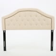 thumbnail image 2 of Noble House Kaitlin Beige Fabric Queen/Full Headboard, 2 of 5