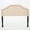 Beige, variant on Dublin Contemporary Fabric Upholstered Full/Queen Headboard, Beige