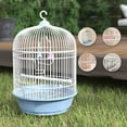 thumbnail image 4 of European Style Large Round Bird Cage Portable Outdoor Hanging Balcony Pet Home Travel Metal Aviary for Lovebirds Conures and Small Birds, 4 of 6