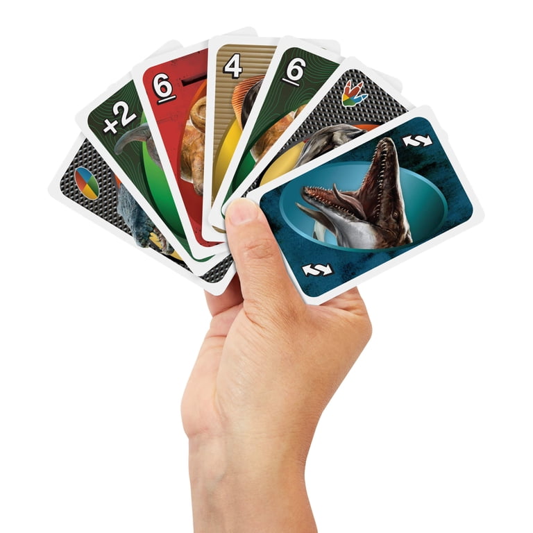 UNO Jurassic World Rebirth Card Game for Kids, Family & Adult Game