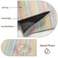 thumbnail image 6 of Colorful Striped Area Rugs 5'x8', Washable Small Throw Rugs for Classroom Bedroom, Modern Farmhouse Vertical Stripes Burlap Indoor Outdoor Rug Non-Slip Low Pile Carpet Runner Reversible Floor Mats, 6 of 8