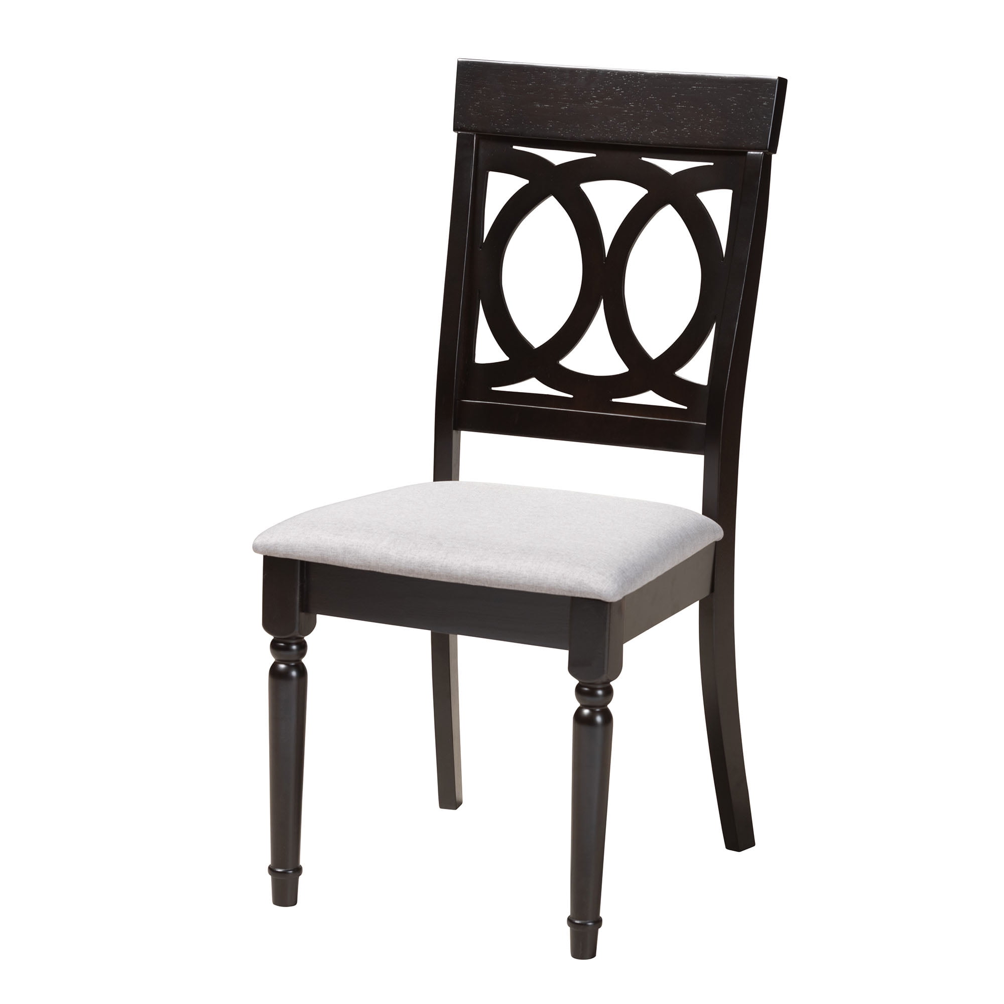 Baxton Studio Velia Modern Dining Set, 5-Piece, Dark Brown