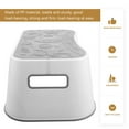 thumbnail image 4 of GOOHOCHY Kids Footstool Toilet Squatting Stool Plastic White 1Pack for Children, 4 of 8