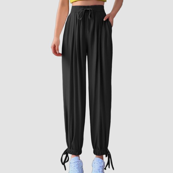 Womans Pants Wide Leg Baggy Black Pant Women Casual Soft Pants Women Clothes