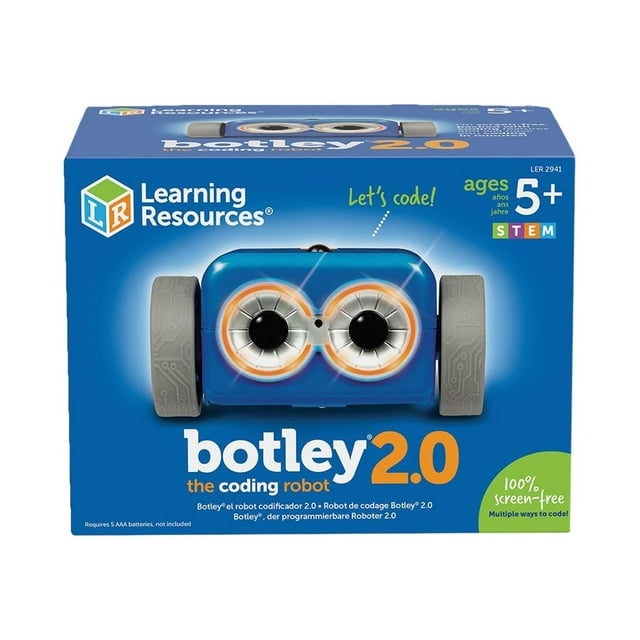 Learning Resources Botley le Robot de Codage 2, Robot de Codage pour Enfants, Jouet STIM, Programmation Précoce, 5 Ans et Plus