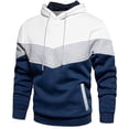 thumbnail image 1 of Sudadera con capucha para hombre, jersey de manga larga, sudadera con bloques de color, 1 of 1