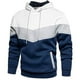 thumbnail image 1 of Sudadera con capucha para hombre, jersey de manga larga, sudadera con bloques de color, 1 of 6
