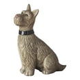 thumbnail image 2 of Figura de resina de cachorro, estatua de perro, adorno, adorable decoración de jardín, regalo para perros. 6x14.5x19cm, 2 of 9