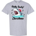 thumbnail image 3 of Inktastic Shark Holly Jawly Christmas T-Shirt, 3 of 5