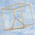 thumbnail image 3 of Filfeel Gold Geometric Shape Succulents Plant Flowerpot Glass Planter Landscape Home Table Decoration,Table Decoration,Plant Container, 3 of 8