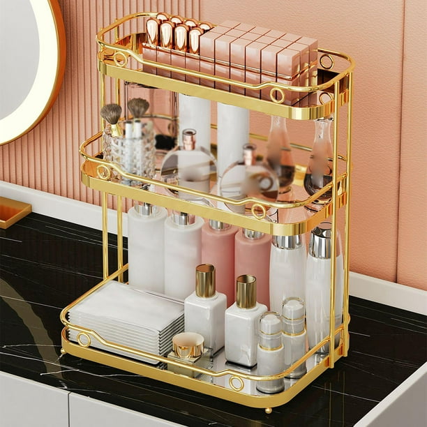 Cosmetic Storage Holder Perfume Organizer Jewelry Wall Mounted Kitchen