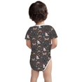 thumbnail image 3 of Yiaed French Bulldogs Print Infant Climbing Short Sleeve Onesie One-Piece Baby Bodysuit Clothes 0-12 Months -9M, 3 of 6