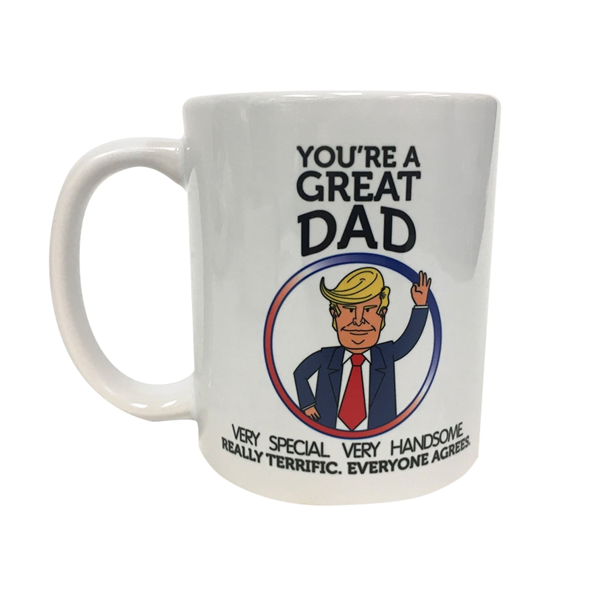 2 Funny Mug Love Gift for Wife Donald Trump Great Wife Coffee Mug Tee Cup Ver 